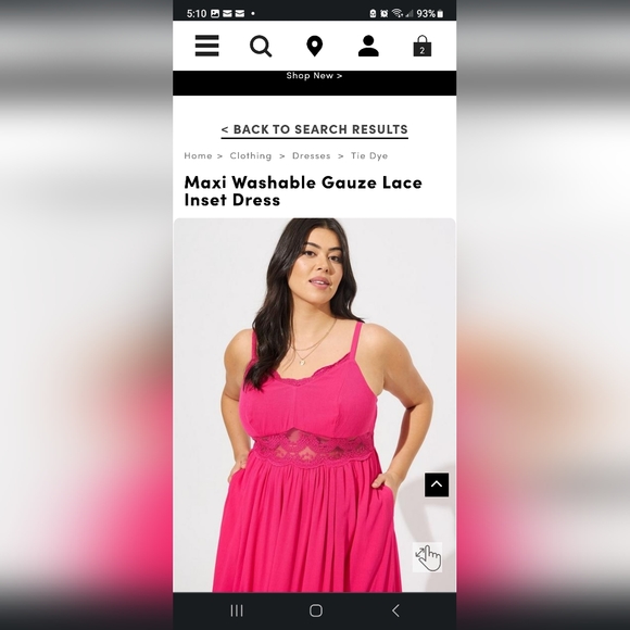 Torrid Pink MAXI DRESS 3X - Picture 3 of 6